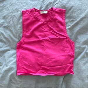 Babaton Pink Knit Top